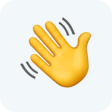 Waving hand